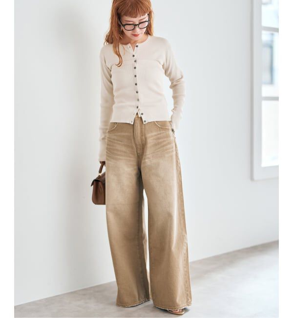 Spick and Span「5 1/2 HIGH-WIDELEG DENIM」|デニム|