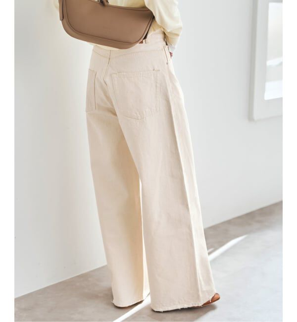 Spick and Span「5 1/2 HIGH-WIDELEG DENIM」|デニム|