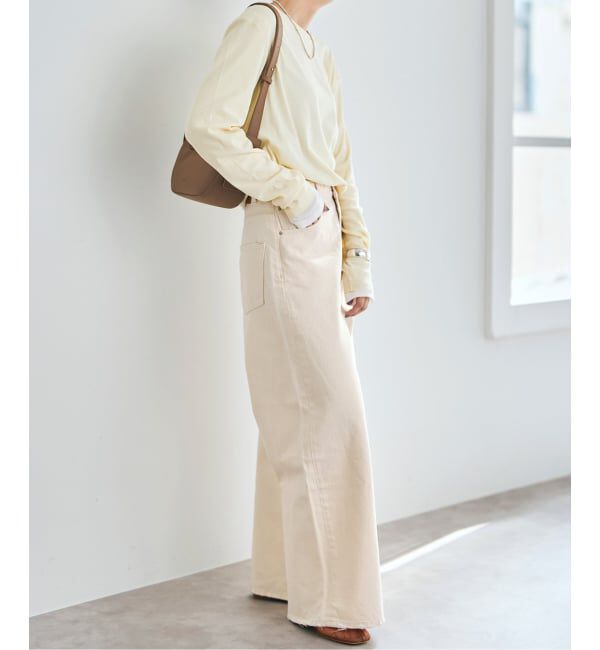 Spick and Span「5 1/2 HIGH-WIDELEG DENIM」|デニム|
