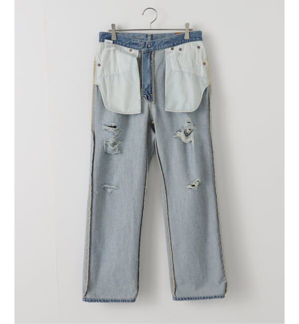 JOHNBULL/ジョンブル Hwデニムワイドストレートパンツ（FRAMeWORK