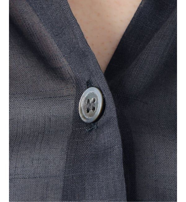 Spick and Span「《予約》コットンラミーローンフリルブラウス」|シャツ・ブラウス|