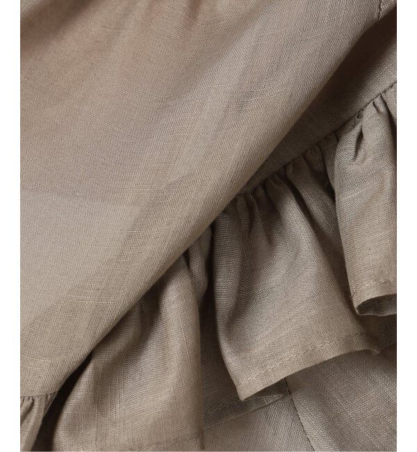 Spick and Span「《予約》コットンラミーローンフリルブラウス」|シャツ・ブラウス|