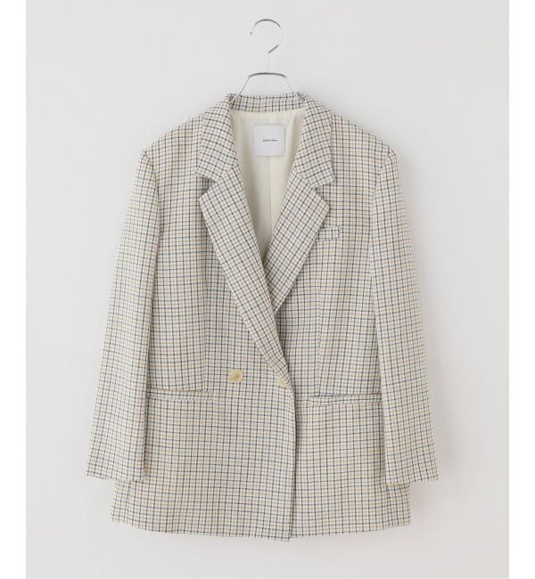 Spick and Span「リネンライクロングジャケット」|テーラードジャケット|