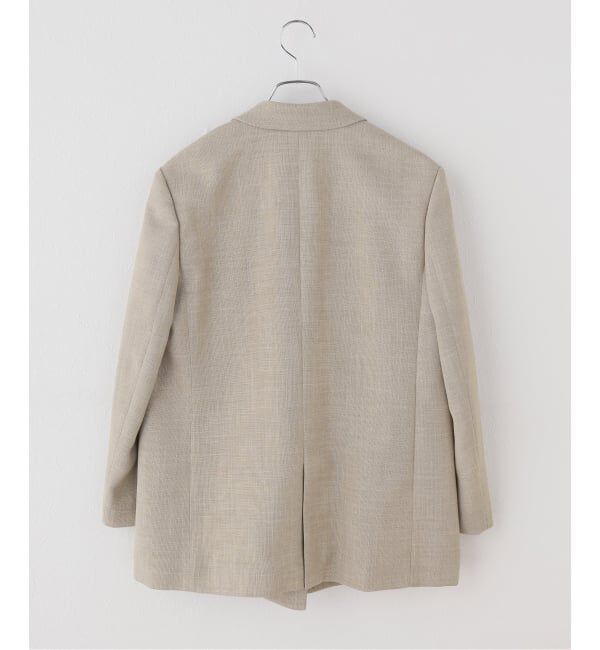 Spick and Span「リネンライクロングジャケット」|テーラードジャケット|