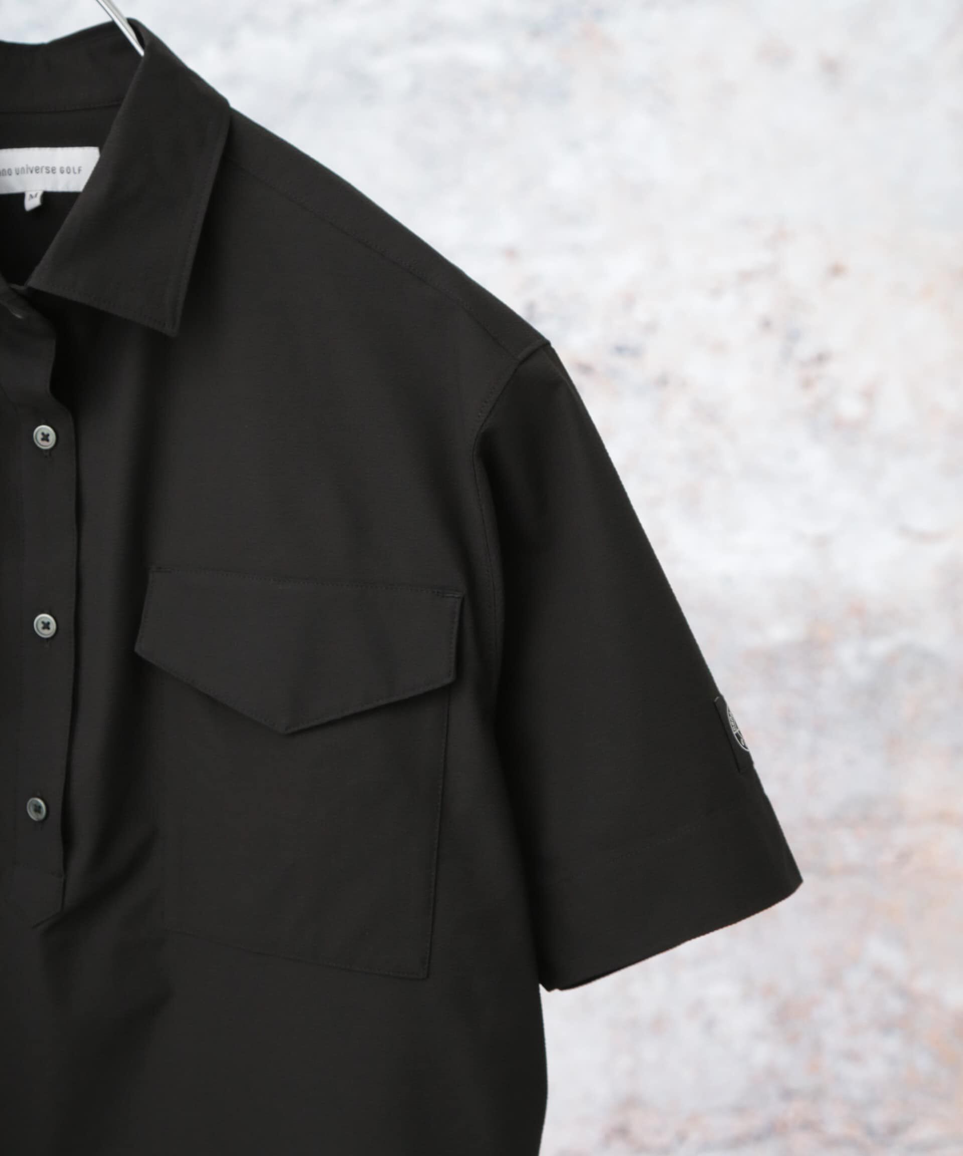 nano･universe「nano universe GOLF/サッカーストライプ半袖シャツ」|Tシャツ・カットソー|