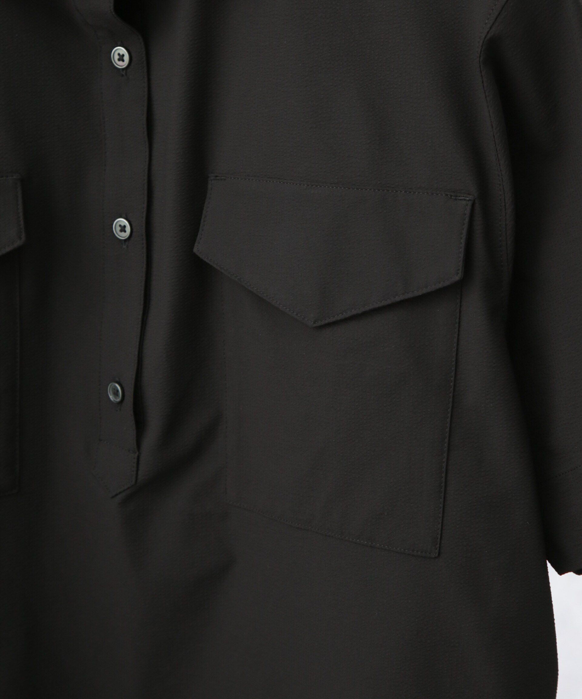 nano･universe「nano universe GOLF/サッカーストライプ半袖シャツ」|Tシャツ・カットソー|