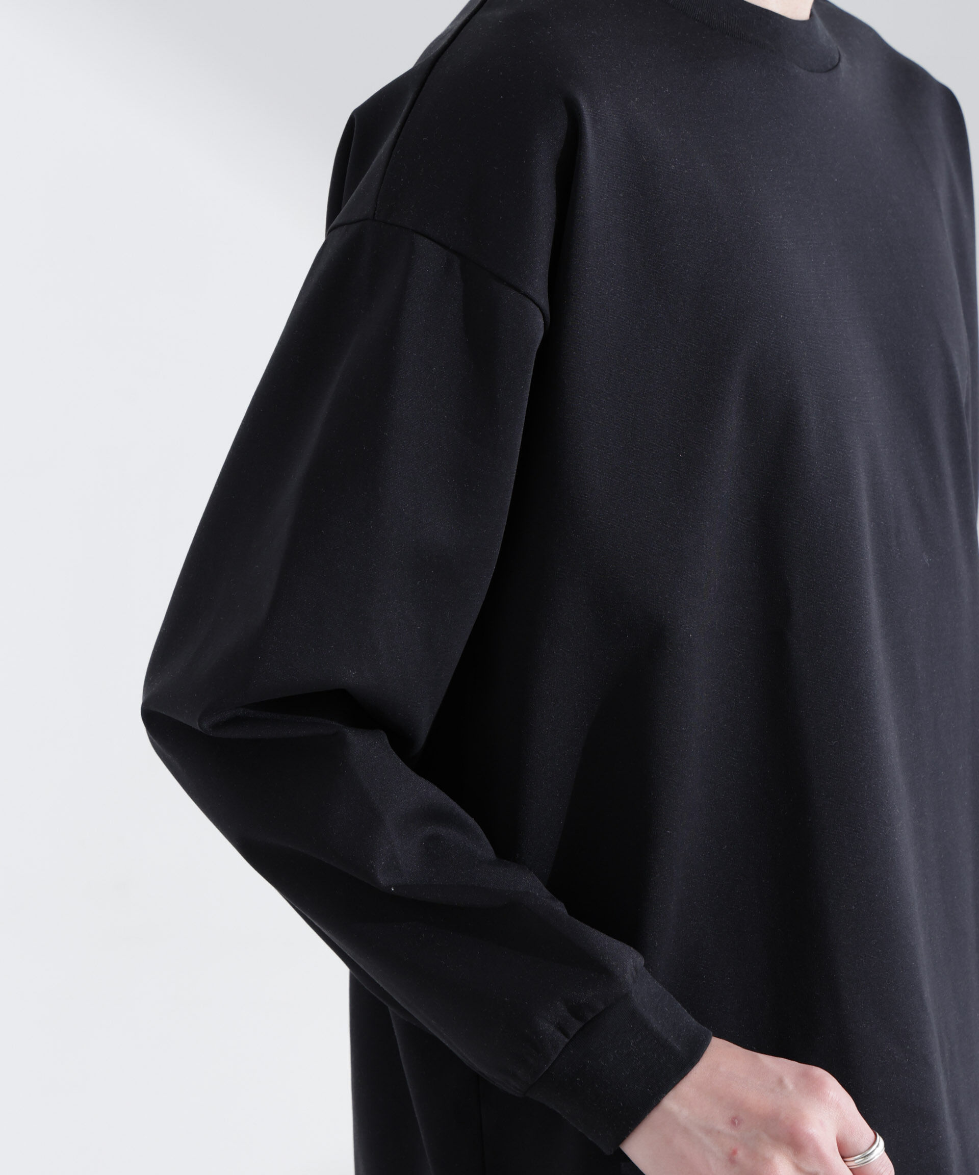 nano･universe「シルケットポンチロングスリーブバルーンTシャツ 長袖」|Tシャツ・カットソー|