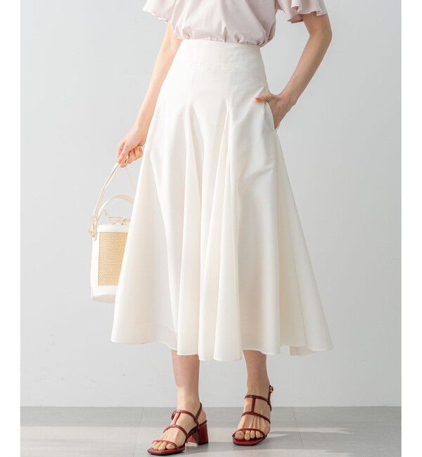 組曲「【WEB限定】エアリーボリューム スカート」|スカート|アイボリー系
