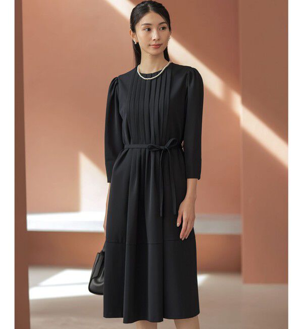 組曲「【KUMIKYOKU NAVY】フロントタックドレス」|ワンピース|