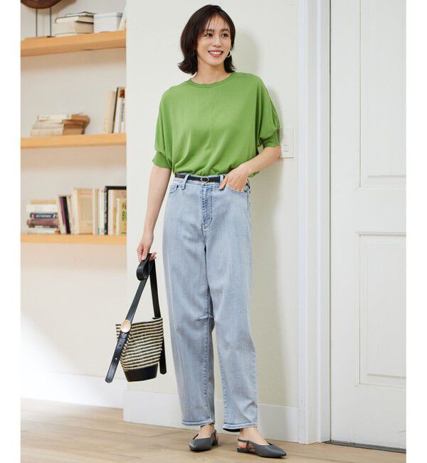 自由区「ウスカルデニムダーツカーブ パンツ」|デニム|