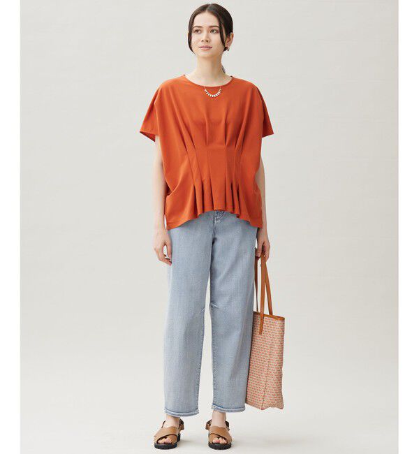 自由区「ウスカルデニムダーツカーブ パンツ」|デニム|