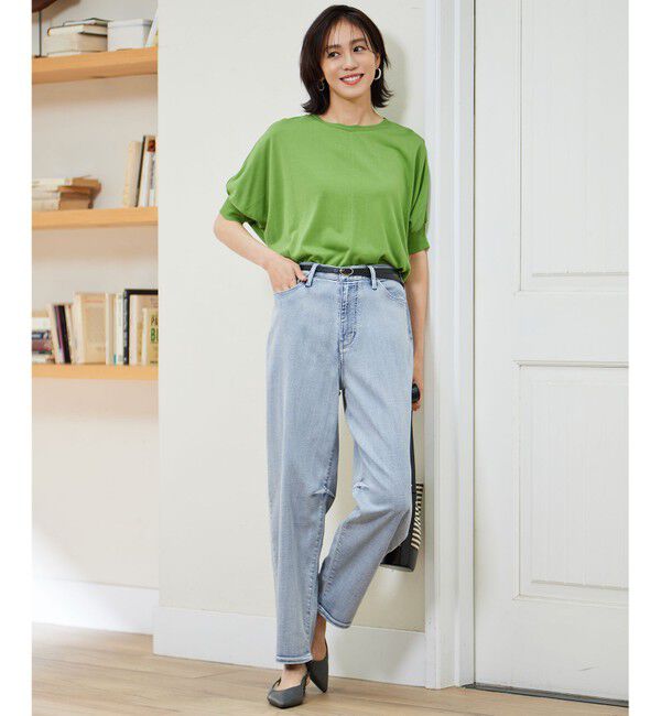 自由区「ウスカルデニムダーツカーブ パンツ」|デニム|