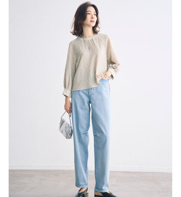 自由区「ウスカルデニムダーツカーブ パンツ」|デニム|