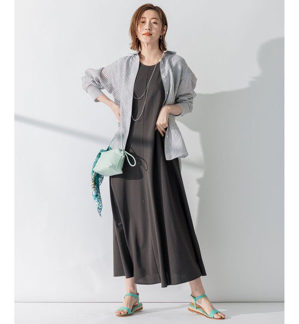 23区「【CLASSY. 9月号掲載/WEB限定カラーあり】LIBECO ベーシック シャツ」|シャツ・ブラウス|