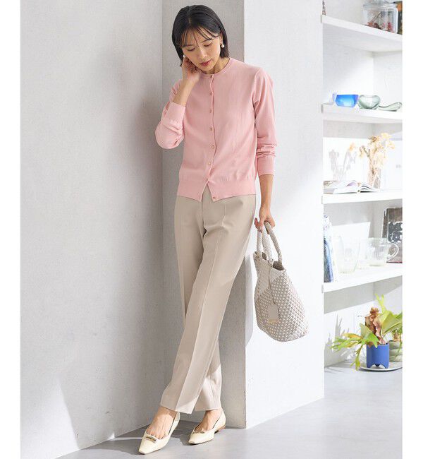 23区「【Oggi4月号掲載/洗える】プレミアムビオコットン カーディガン」|カーディガン|