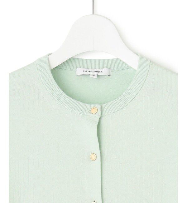 23区「【Oggi4月号掲載/洗える】プレミアムビオコットン カーディガン」|カーディガン|