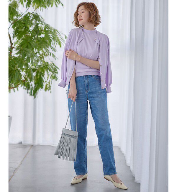 23区「【Oggi4月号掲載/洗える】プレミアムビオコットン カーディガン」|カーディガン|