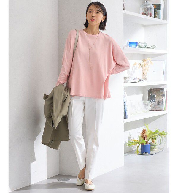 23区「【洗える】プレミアムビオコットン ビッグシルエット ニット」|ニット・セーター|