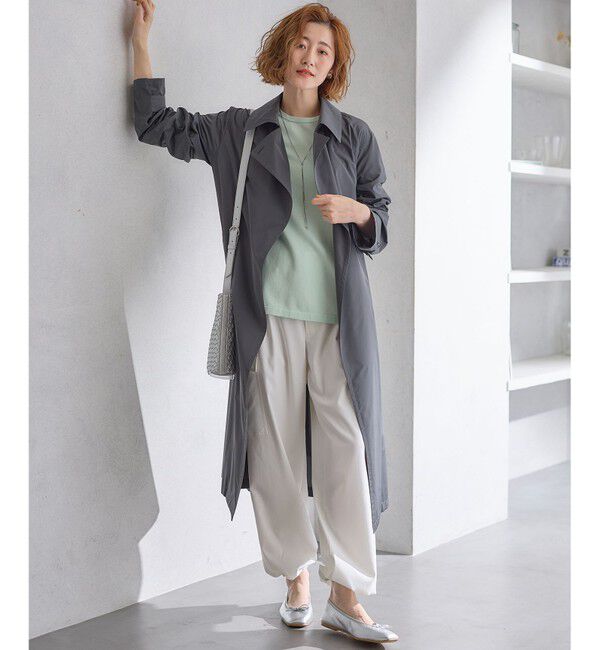 23区「【洗える】プレミアムビオコットン ビッグシルエット ニット」|ニット・セーター|