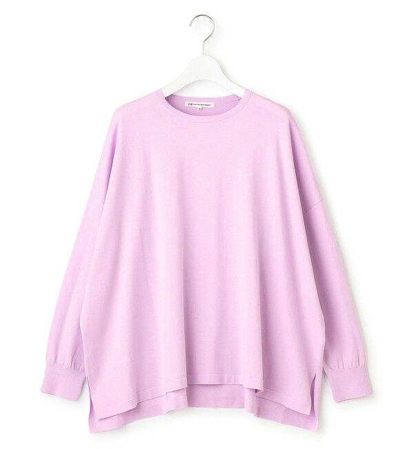 23区「【洗える】プレミアムビオコットン ビッグシルエット ニット」|ニット・セーター|