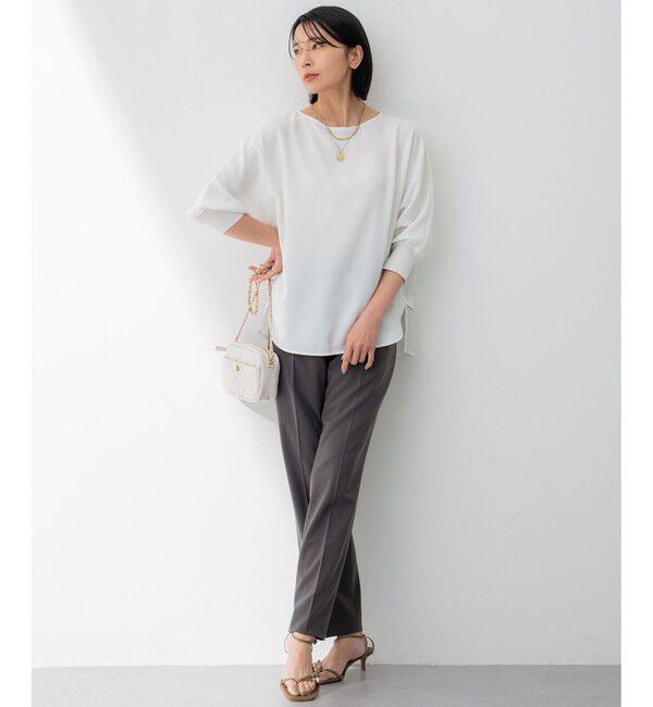 23区「【新色追加/洗える】2WAYストレッチツイル ドロスト パンツ」|その他|