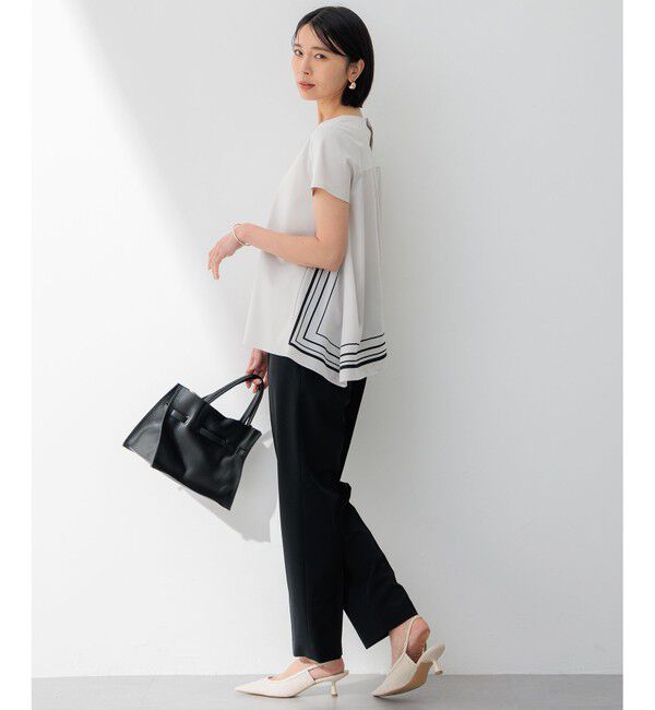 23区「【新色追加/洗える】2WAYストレッチツイル ドロスト パンツ」|その他|