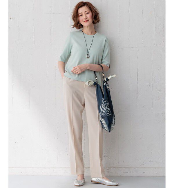 23区「【新色追加/洗える】2WAYストレッチツイル ドロスト パンツ」|その他|