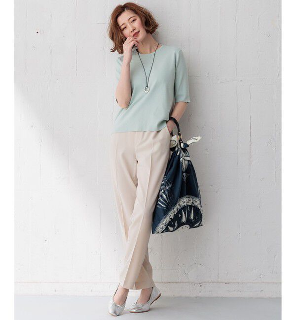 23区「【新色追加/洗える】2WAYストレッチツイル ドロスト パンツ」|その他|