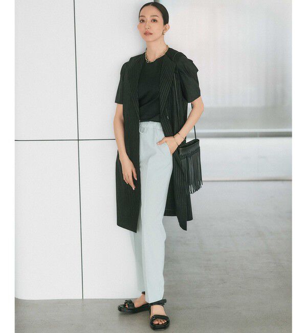 23区「【新色追加/洗える】2WAYストレッチツイル ドロスト パンツ」|その他|