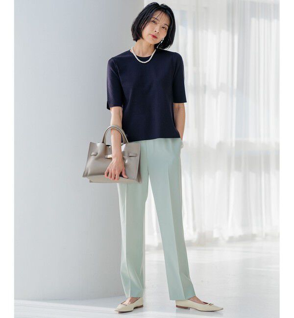 23区「【新色追加/洗える】2WAYストレッチツイル ドロスト パンツ」|その他|