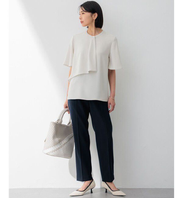 23区「【新色追加/洗える】2WAYストレッチツイル ドロスト パンツ」|その他|