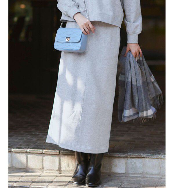 23区「【一部店舗限定/洗える】クリアコットンテリーセットアップ スカート」|スカート|ﾗｲﾄｸﾞﾚ