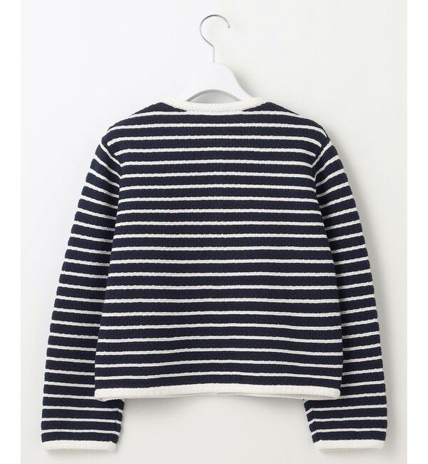 23区「【Oggi3月号掲載/洗える】ブークレコットン ニットジャケット」|カーディガン|