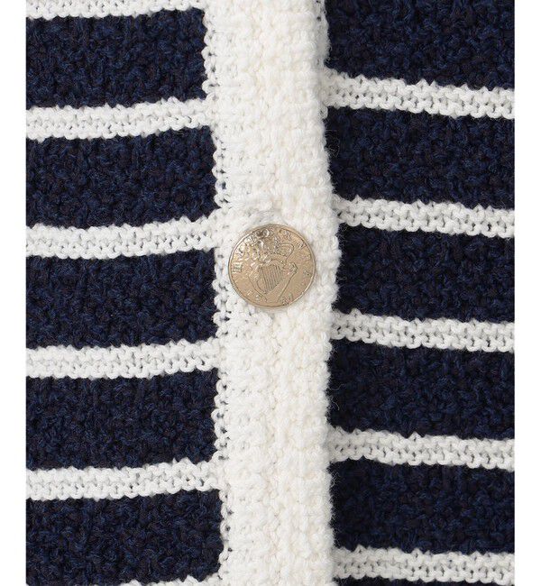 23区「【Oggi3月号掲載/洗える】ブークレコットン ニットジャケット」|カーディガン|