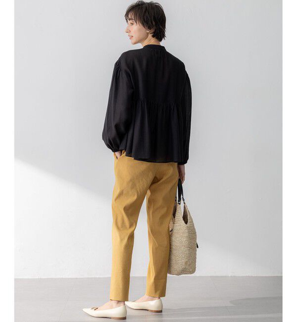 23区「【WEB&一部店舗限定カラーあり】ソフトオーガンジー ボリューム ブラウス」|シャツ・ブラウス|