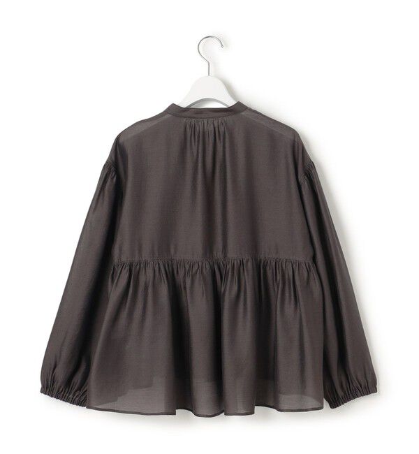 23区「【WEB&一部店舗限定カラーあり】ソフトオーガンジー ボリューム ブラウス」|シャツ・ブラウス|