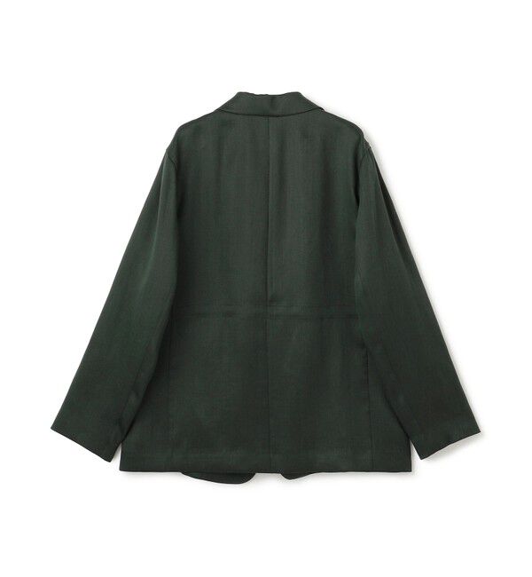 BEIGE,「【洗える】BERGAMOT / ウォッシャブルリネンバックドロストジャケット」|テーラードジャケット|