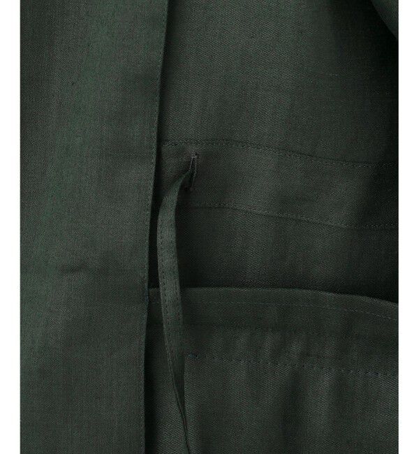 BEIGE,「【洗える】BERGAMOT / ウォッシャブルリネンバックドロストジャケット」|テーラードジャケット|