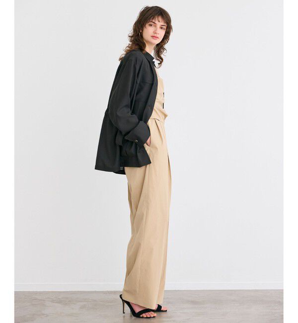 BEIGE,「【接触冷感/UVカット/洗える・anan 2451号掲載】YANN / オフショルダーオールインワン」|オールインワン|