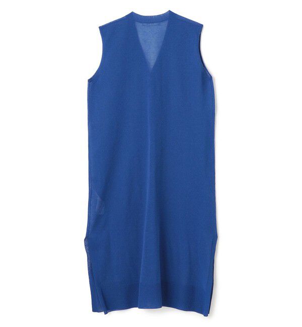 BEIGE,「【洗える】MILANO / リネン混シアーロングジレカーディガン」|ニット・セーター|