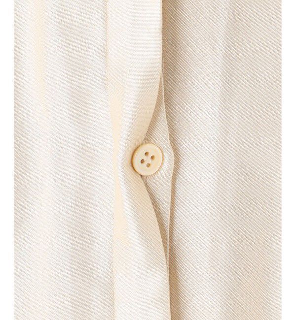 BEIGE,「HAUYNITE / シアーストライプバンドカラーブラウス」|シャツ・ブラウス|