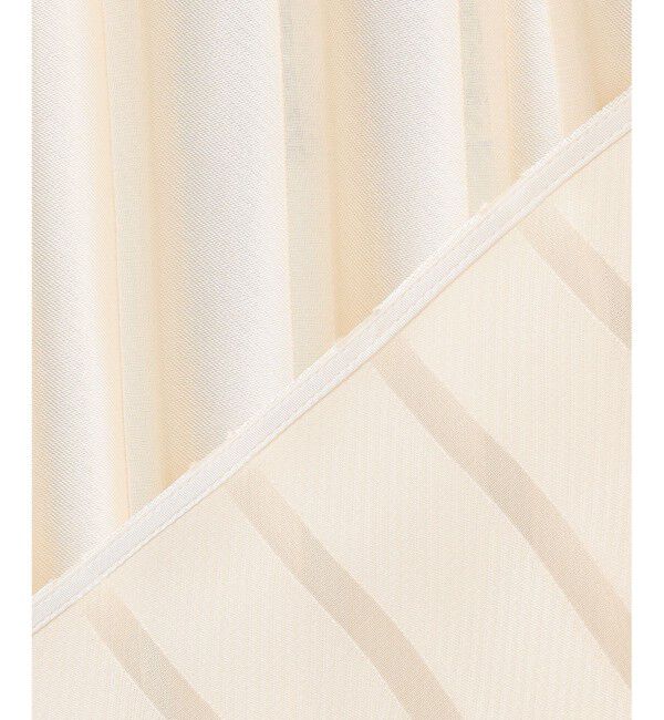 BEIGE,「HAUYNITE / シアーストライプバンドカラーブラウス」|シャツ・ブラウス|