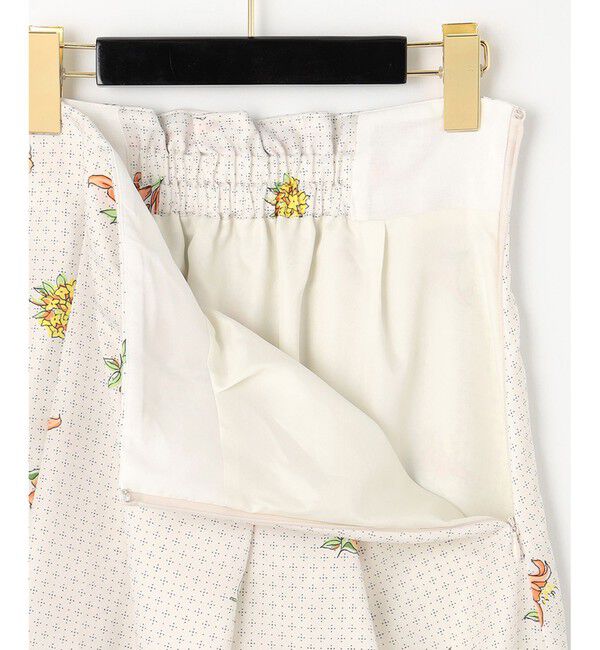 GRACE CONTINENTAL「ブーケスカーフプリントフレアスカート」|スカート|