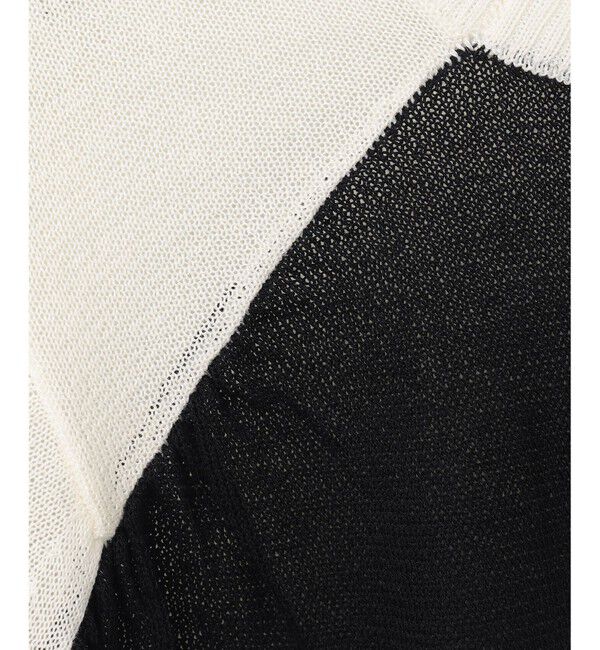 Diagram「バイカラークルーニットトップ」|ニット・セーター|