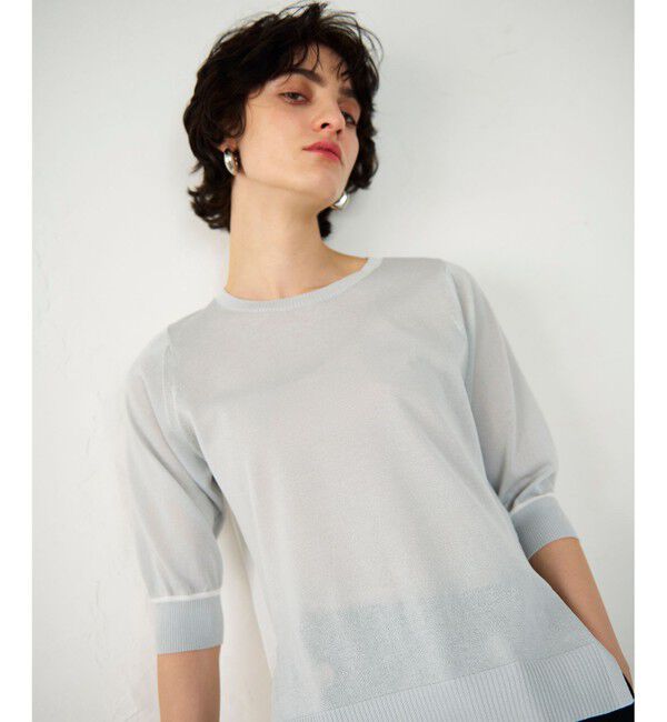 Diagram「バイカラークルーニットトップ」|ニット・セーター|