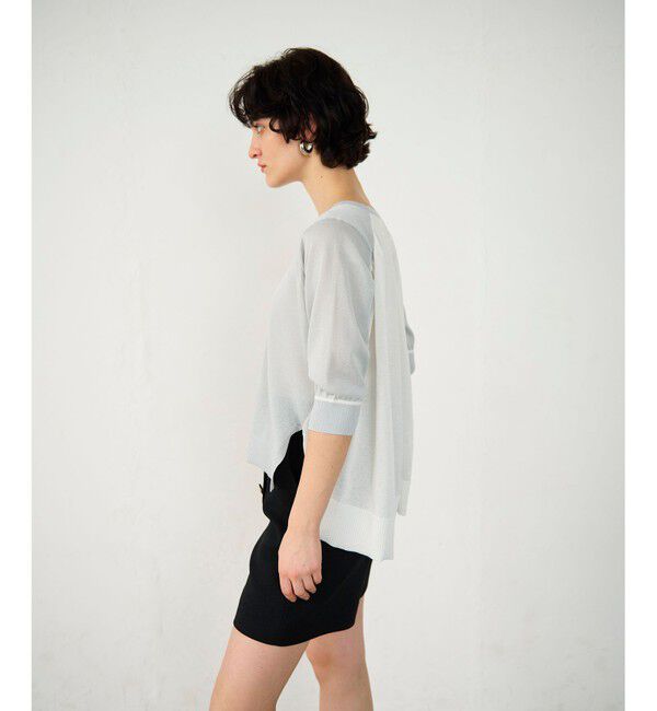 Diagram「バイカラークルーニットトップ」|ニット・セーター|