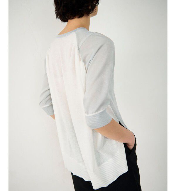 Diagram「バイカラークルーニットトップ」|ニット・セーター|