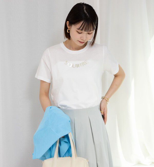 NOLLEY'S sophi「オーガニックコットンロゴT」|Tシャツ・カットソー|