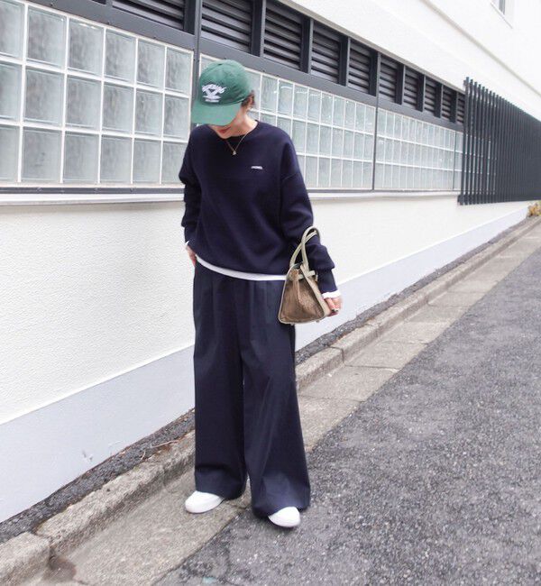 MAQWEL「【MAQWEL/マクウェル】スウェットライクニット」|ニット・セーター|