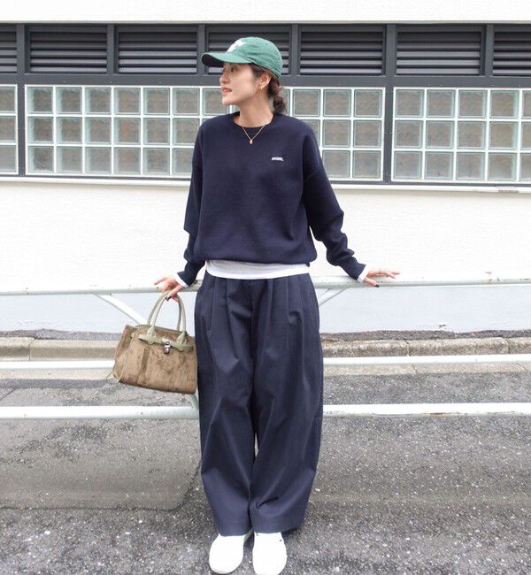 MAQWEL「【MAQWEL/マクウェル】スウェットライクニット」|ニット・セーター|